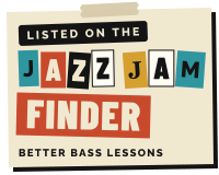 Listed on the Better Bass Lessons Jazz Jam Finder