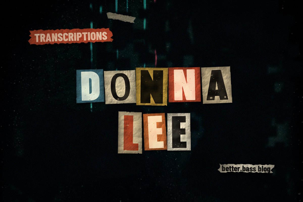 Donna Lee Bass: Jaco's Break Is Just the A-Flat Major Scale (Better Bass Lessons Blog cover)