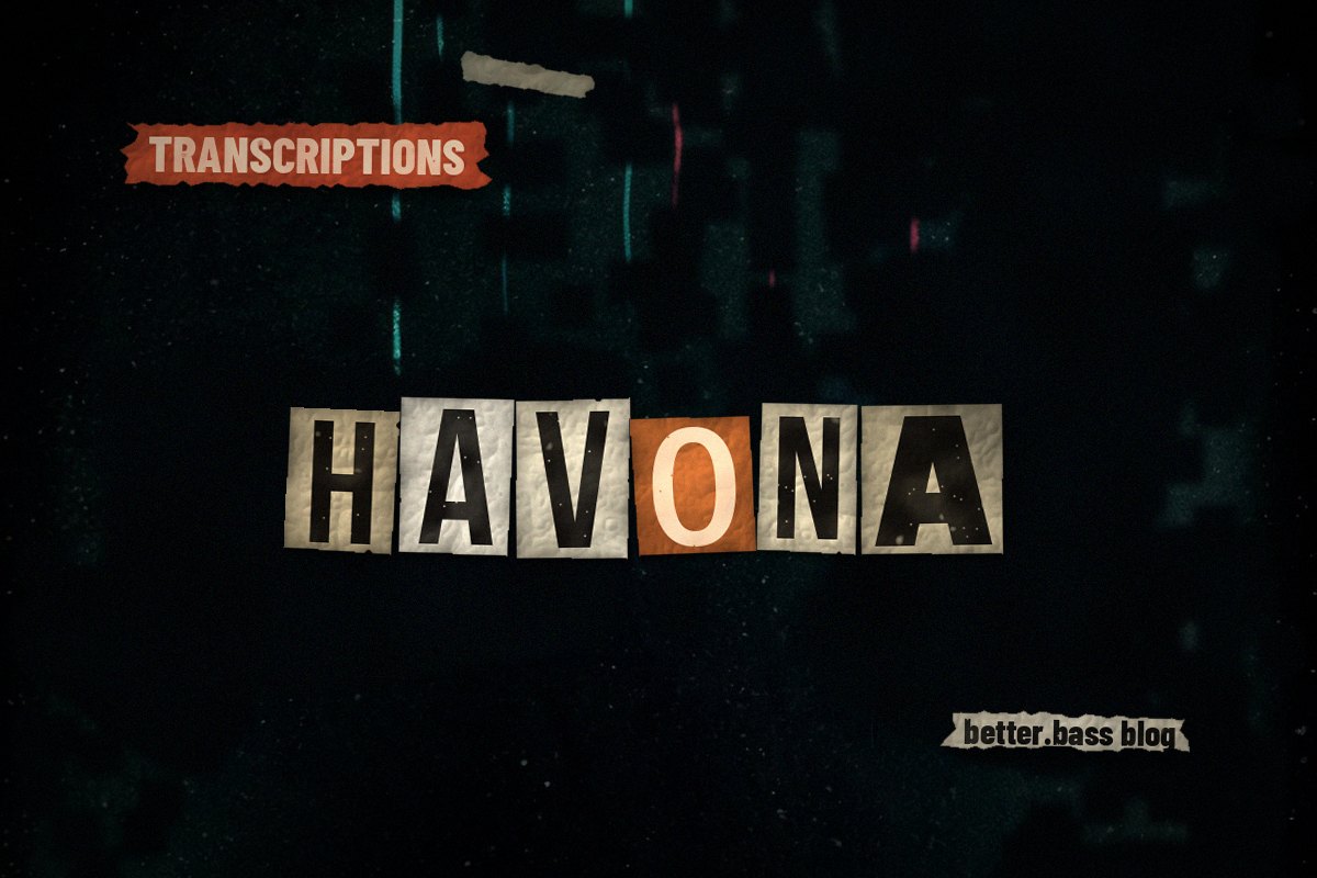 Havona Bass Transcription: Jaco's Solo on Upright, in Real Time (Better Bass Lessons Blog cover)
