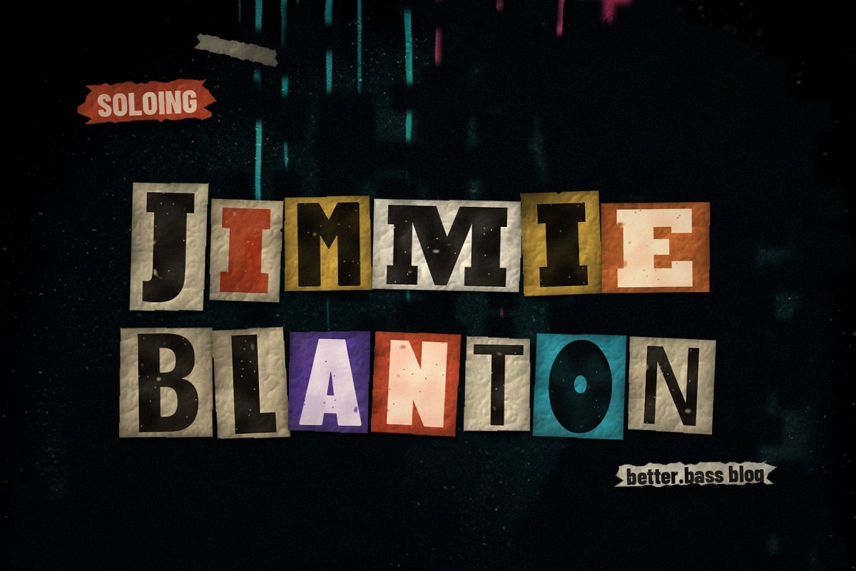 Jimmie Blanton: The Kid Duke Ellington Found in St. Louis (Better Bass Lessons Blog cover)