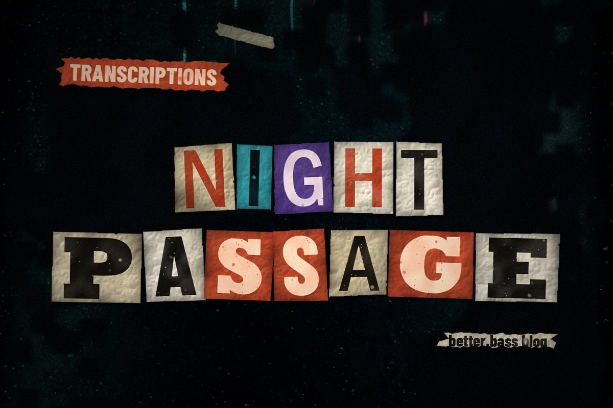 Night Passage Bass Line: How Jaco Walks Inside a Funk Groove (Better Bass Lessons Blog cover)