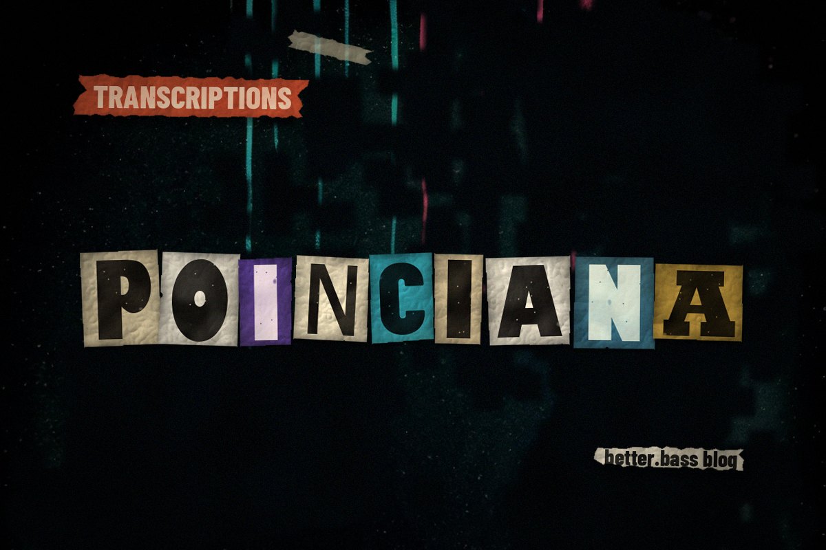 Poinciana Bass Line: Israel Crosby's Counterpoint to the Piano (Better Bass Lessons Blog cover)