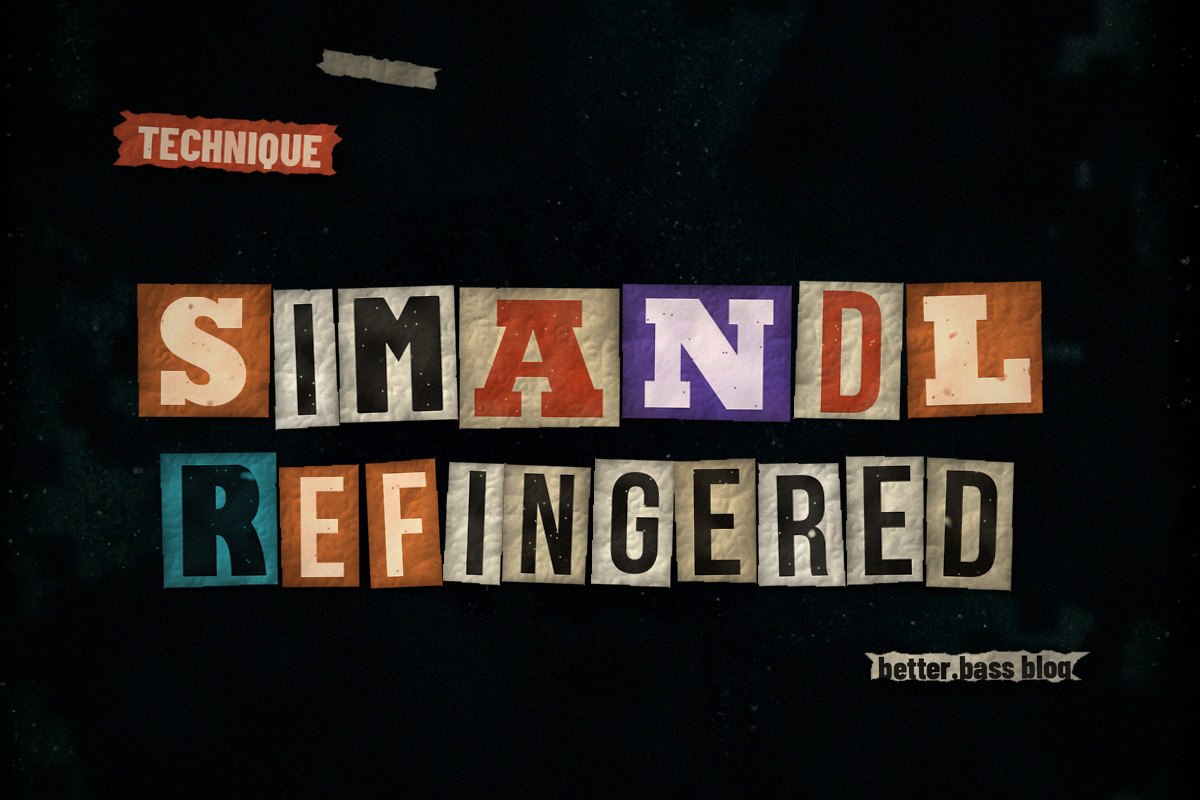 Simandl Method on Upright Bass: Same Fingerings, Whole Fingerboard (Better Bass Lessons Blog cover)