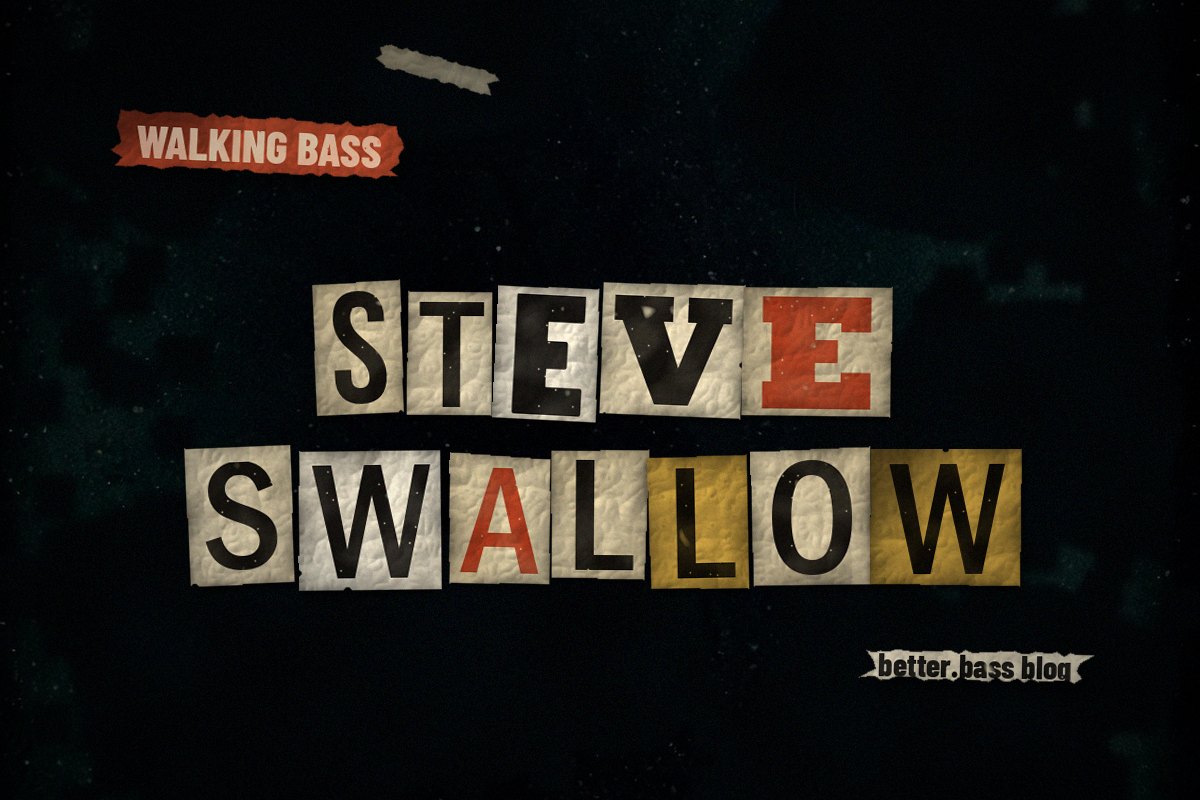 Steve Swallow Quit the Upright for Electric and Never Went Back (Better Bass Lessons Blog cover)