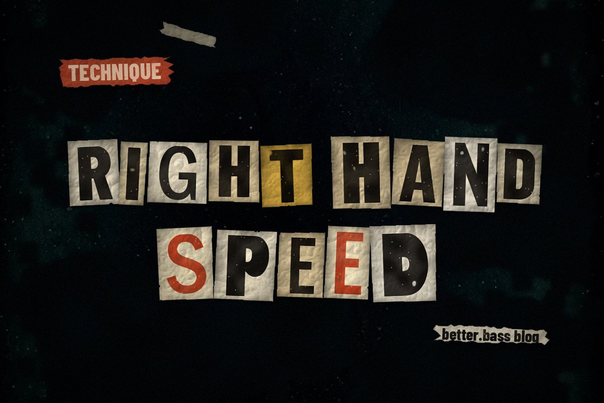Upright Bass Right Hand Speed: 3 Drills to Play Faster